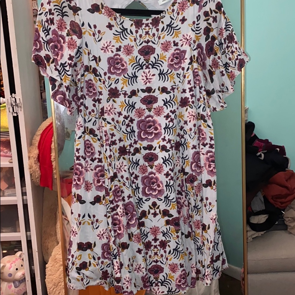 Short floral dress